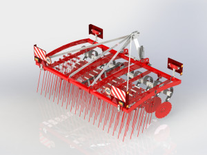 WG 0010 - Striegel 300 cm 3D 모델