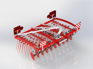 WG 0010 - Striegel 300 cm 3D 모델