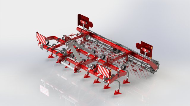 WG 0014 - Landscape cultivator 2x300 cm Modelo 3D .c4d .max .obj .3ds .fbx .stl .blend 