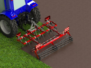 WG 0014 - Landscape cultivator 2x300 cm Modelo 3D