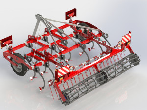 WG 0014 - Landscape cultivator 3x300 cm 3D 모델