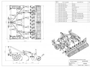 WG 0014 - Landscape cultivator 3x300 cm 3D 모델