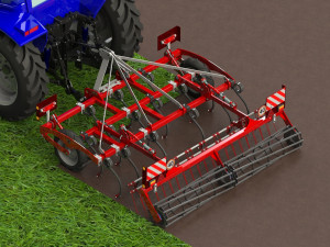 WG 0014 - Landscape cultivator 3x300 cm 3D 모델