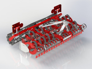WG 0026 - Landscape discator 300 cm 3D Model