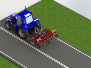 WG 0026 - Landscape discator 300 cm 3D Model