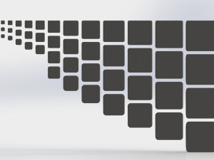 Set of square plugs 3D Model