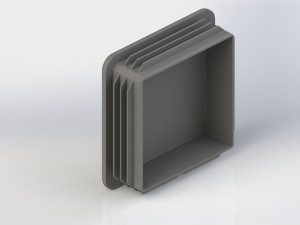 Set of square plugs 3D Model