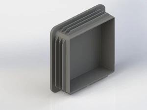 Set of square plugs 3D Model