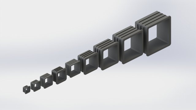 Set of plugs 3D Model .c4d .max .obj .3ds .fbx .stl .blend 