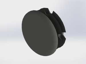 Set of round plugs 3D Model