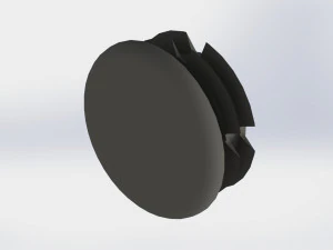 Set of round plugs 3D Model