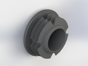 Set of round plugs 3D Model