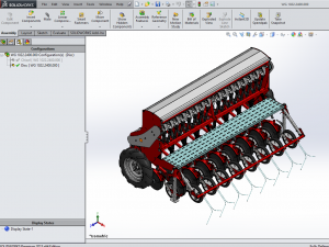 WG 1022 - Mounted mechanical seed drill Modelo 3D