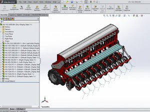 WG 1022 - Mounted mechanical seed drill 3D Model