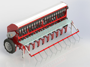 WG 1021 - Variator seed drill Modelo 3D