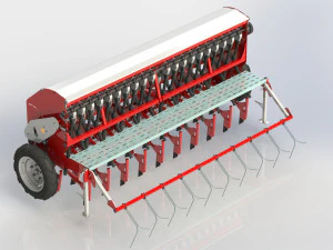 WG 1021 - Variator seed drill 3D Model