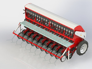 WG 1021 - Variator seed drill Modelo 3D