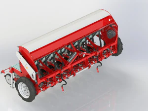 WG 1021 - Variator seed drill 3D Model
