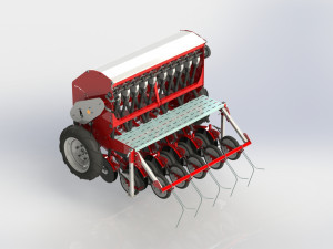 WG 1021 - Variator seed drill Modelo 3D