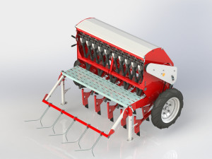 WG 1021 - Variator seed drill Modelo 3D