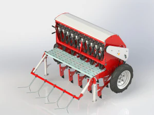 WG 1021 - Variator seed drill 3D Model