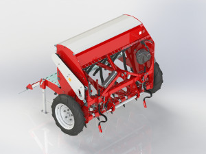 WG 1021 - Variator seed drill Modelo 3D