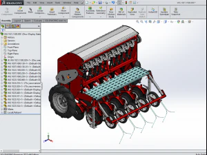 WG 1021 - Variator seed drill 3D Model
