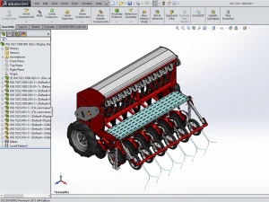 WG 1021 - Variator seed drill 3D Model