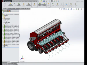 WG 1021 - Variator seed drill 3D Model