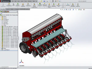 WG 1021 - Variator seed drill 3D Model