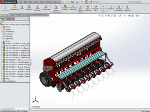 WG 1021 - Variator seed drill 3D Model