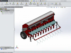 WG 1021 - Variator seed drill 3D Model