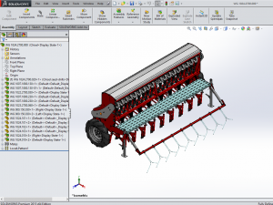 WG 1024 - Mounted mechanical seed drill 3D Model