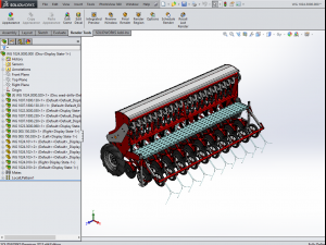 WG 1024 - Mounted mechanical seed drill 3D Model