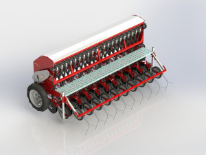 WG 1025 - Variator seed drill Modelo 3D