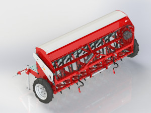 WG 1025 - Variator seed drill Modelo 3D