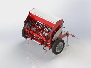 WG 1025 - Variator seed drill Modelo 3D