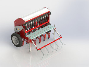 WG 1025 - Variator seed drill Modelo 3D