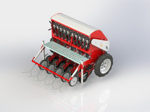 WG 1025 - Variator seed drill Modelo 3D