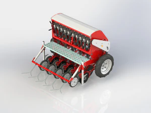 WG 1025 - Variator seed drill 3D Model