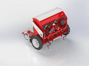 WG 1025 - Variator seed drill Modelo 3D