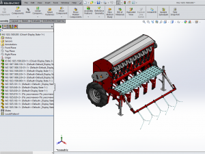 WG 1025 - Variator seed drill Modelo 3D