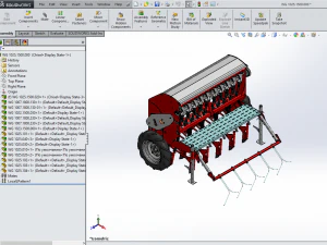 WG 1025 - Variator seed drill 3D Model