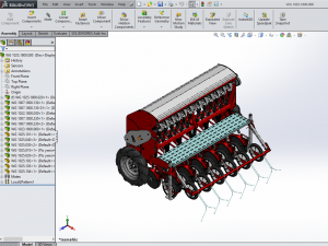 WG 1025 - Variator seed drill Modelo 3D