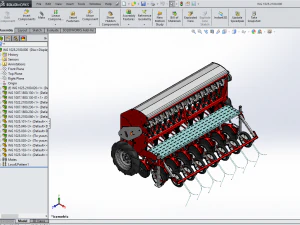 WG 1025 - Variator seed drill 3D Model
