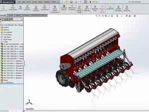 WG 1025 - Variator seed drill Modelo 3D