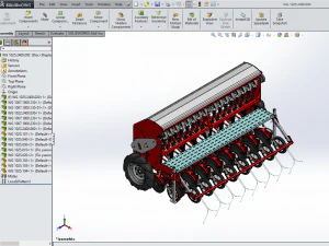 WG 1025 - Variator seed drill 3D Model