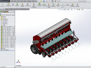 WG 1025 - Variator seed drill Modelo 3D