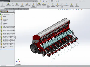 WG 1025 - Variator seed drill 3D Model