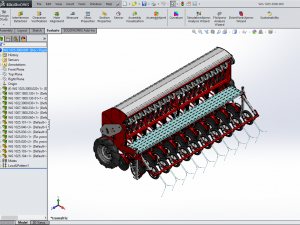 WG 1025 - Variator seed drill Modelo 3D